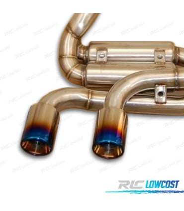 LINHA DE ESCAPE VOLKSWAGEN VW GOLF 6 R20 AZUL QUEIMADO