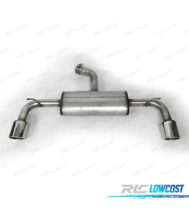 LINHA DE  ESCAPE PARA VOLKSWAGEN VW GOLF 7 GTI 12-17 CROMADO