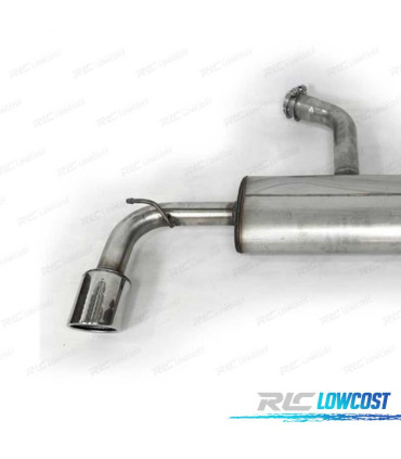 LINHA DE  ESCAPE PARA VOLKSWAGEN VW GOLF 7 GTI 12-17 CROMADO