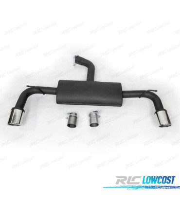 LINHA DE  ESCAPE PARA VOLKSWAGEN VW GOLF 7 12-17 LOOK GTI CROMADO