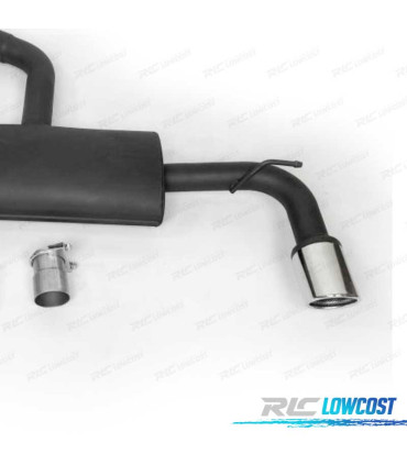 LINHA DE  ESCAPE PARA VOLKSWAGEN VW GOLF 7 12-17 LOOK GTI CROMADO