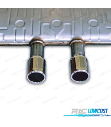 LINHA DE ESCAPE VOLKSWAGEN VW GOLF 7 R400 12-20 CROMADO