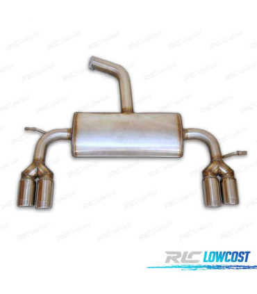 LINHA DE  ESCAPE PARA VOLKSWAGEN VW SCIROCCO 08-13  CROMADO