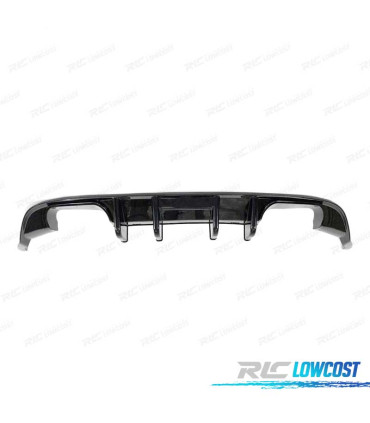 DIFUSOR VOLKSWAGEN VW GOLF 7.5 17-20 LOOK R LINE PRETO BRILHANTE
