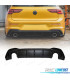 DIFUSOR TRASEIRO VOLKSWAGEN VW GOLF 8 20- LOOK GTI PRETO