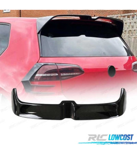 AILERON SPOILER VOLKSWAGEN VW GOLF 7 7.5 GTI R GTD 12-20 LOOK OETTINGER PRETO BRILHANTE