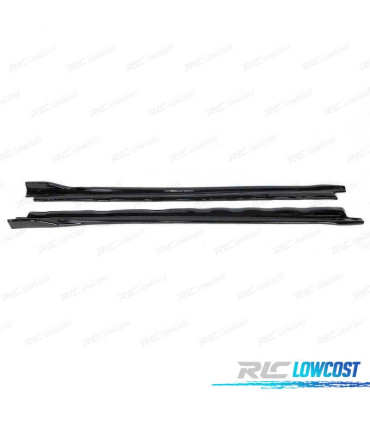 EXTENSÕES EMBALADEIRAS LATERAIS VOLKSWAGEN VW GOLF 8 GTI R LINE 20- PRETO BRILLANTE