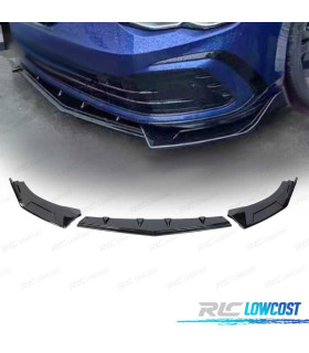 SPOILER LIP FRONTAL VOLKSWAGEN VW GOLF 8 R LINE 20- PRETO BRILHANTE