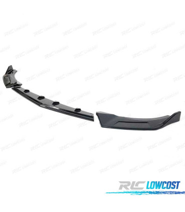 SPOILER LIP FRONTAL VOLKSWAGEN VW GOLF 8 R LINE 20- PRETO BRILHANTE