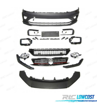 PARA-CHOQUES DIANTEIRO VOLKSWAGEN VW JETTA 15- + FAROIS DE NEVOEIRO LOOK GLI