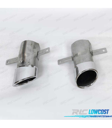 PONTEIRAS DE ESCAPE MERCEDES CLASSE A W177 V177 CLA W118 18-23 LOOK A35 CROMADO