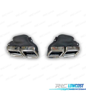 PONTEIRA DE ESCAPE MERCEDES CLASSE E W212 14-15 CROMADO