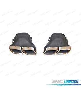 PONTEIRA DE ESCAPE MERCEDES CLASSE E W213 E63 16-19 CROMADO