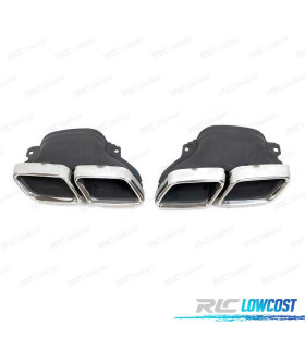 PONTEIRA DE ESCAPE PARA MERCEDES CLASSE GLC X253 15- CROMADO