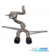 LINHA DE ESCAPE SEAT LEON 2.0 15 + PONTEIRAS DE ESCAPE PRETO