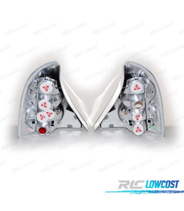 FAROLINS RENAULT CLIO 98-01 LOOK LEXUS FUNDO CROMADO