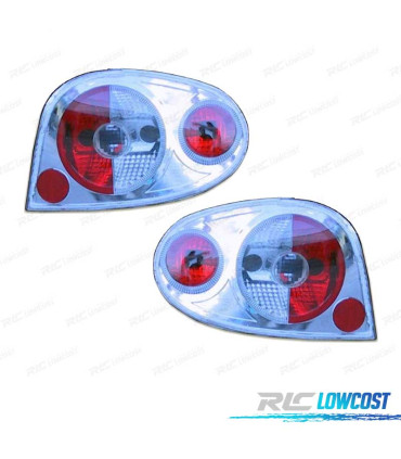 FAROLINS RENAULT MEGANE 99-02 LOOK LEXUS FUNDO CROMADO