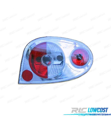 FAROLINS RENAULT MEGANE 99-02 LOOK LEXUS FUNDO CROMADO