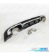 DIFUSOR TRASEIRO AUDI A3 SPORTBACK 16- LOOK RS3 + PONTEIRA DE ESCAPE
