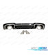 DIFUSOR AUDI A3 8V SPORTBACK S LINE 16-20 LOOK RS3 + PONTEIRA DE ESCAPE