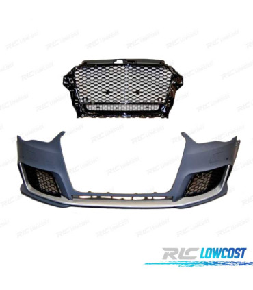 PARA-CHOQUES FRONTAL AUDI A3 SEDAN CABRIO 13-15 LOOK RS3