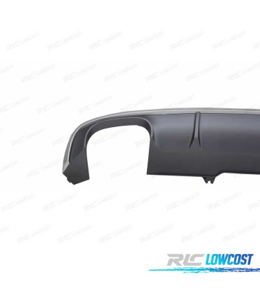 DIFUSOR TRASEIRO AUDI A4 AVANT 2016- S LINE + PONTEIRAS DE ESCAPE