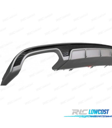 DIFUSOR TRASEIRO AUDI A6 C7 16- LOOK S6