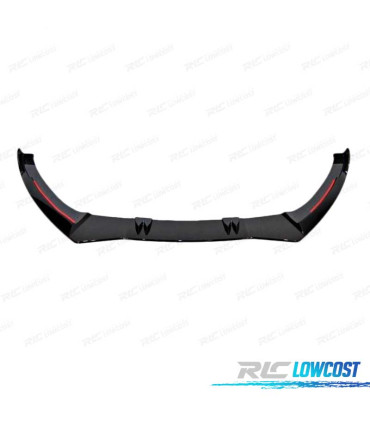 SPOILER LIP DIANTEIRO AUDI TT 8J 06-14 PRETO