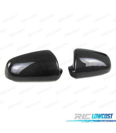 CAPAS DE ESPELHOS RETROVISORES AUDI A4 B7 05-07 CARBONO