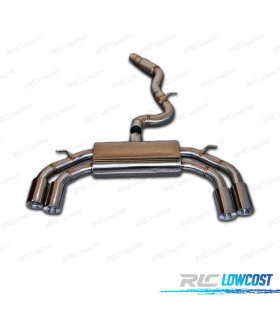 LINHA DE ESCAPE PARA AUDI A3 8V S3 13-CROMADO
