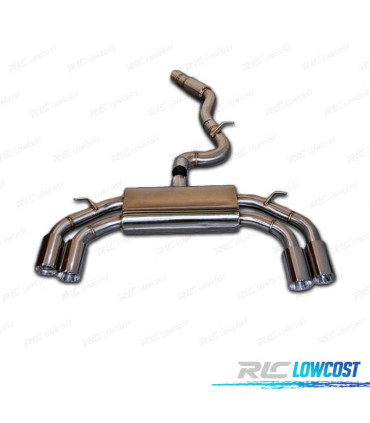 LINHA DE ESCAPE PARA AUDI A3 8V S3 13-CROMADO