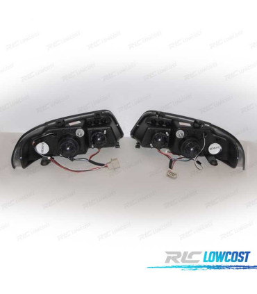 FAROIS AUDI A4 LUZ DIURNA 99-01 FUNDO PRETO