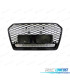 GRELHA DIANTEIRA AUDI A6 LOOK RS6 II 16- PRETO