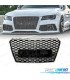 GRELHA DIANTEIRA AUDI A7 LOOK RS7 11-14 CONTORNOS CROMADOS