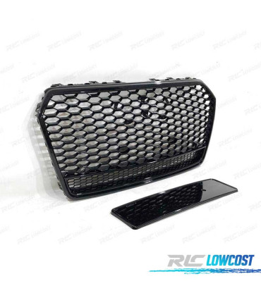 GRELHA DIANTEIRA AUDI A7 LOOK RS7 15-18 PRETO