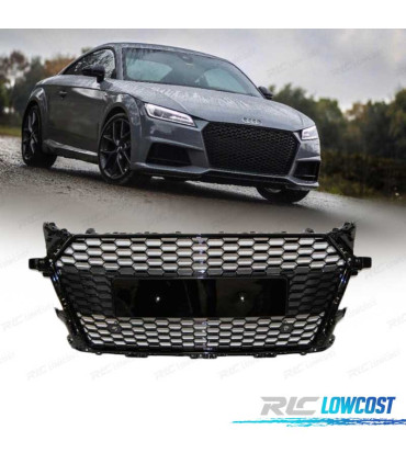 GRELHA FRONTAL AUDI TT 8S 15-19 LOOK RS PRETO