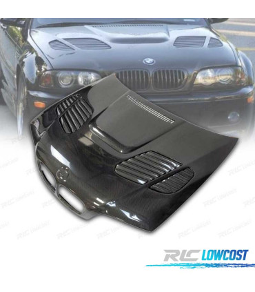 CAPÔ BMW E46 COUPE CABRIO 99-03 LOOK M3 GTR CARBONO