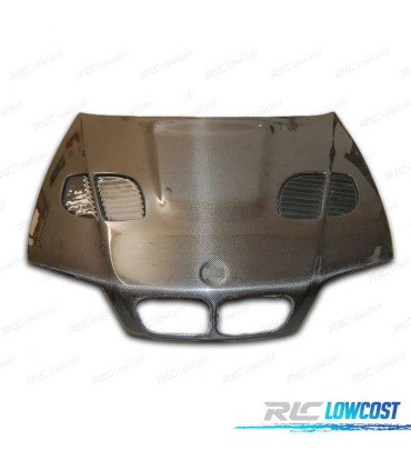 CAPÔ BMW E46 LOOK M3 GTR 98-01 CARBONO