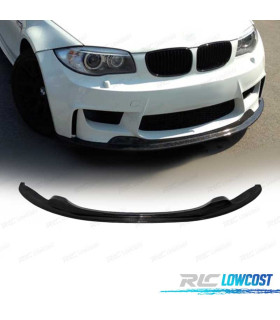 SPOILER LIP FRONTAL BMW E82 E88 1M 12- CARBONO