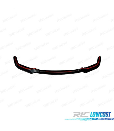 SPOILER LIP FRONTAL BMW F22 14-15 LOOK M2 PRETO