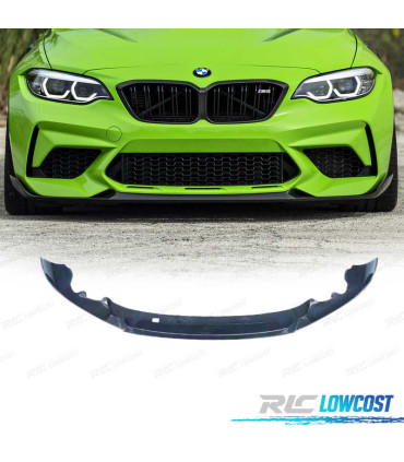 SPOILER LIP FRONTAL BMW F87 M2 COMPETITION 14- LOOK M PERFORMANCE CARBONO