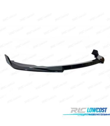 SPOILER LIP FRONTAL BMW F44 LOOK M PERFORMANCE PRETO BRILHANTE