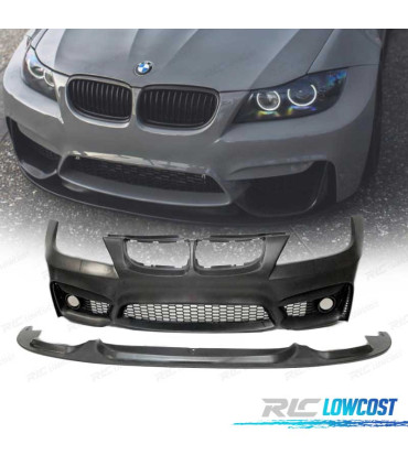 PARA-CHOQUES FRONTAL BMW E90 E91 LCI 08-12 LOOK M4 + SPOILER FRONTAL