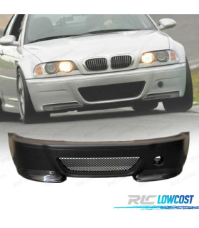 PARA-CHOQUES FRONTAL BMW E46 98-07 LOOK M3 CSL SPLITTERS CARBONO