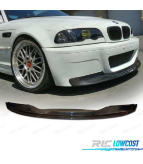 SPOILER LIP FRONTAL BMW E46 M3 CSL CARBONO