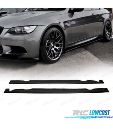 EXTENSÕES DE EMBALADEIRAS BMW E92 E93 06-14 LOOK M3 PRETO BRILHANTE