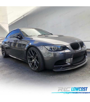 SPOILER LIP DIANTEIRO BMW E92 E93 06-14 LOOK M3 PRETO BRILHANTE