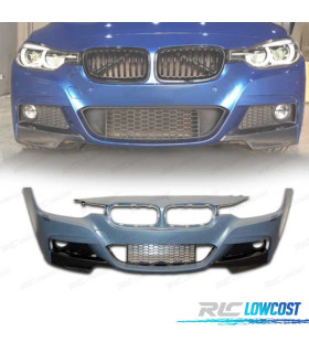 PARA-CHOQUES FRONTAL BMW F30 F31 LOOK M + SPLITTERS CARBONO