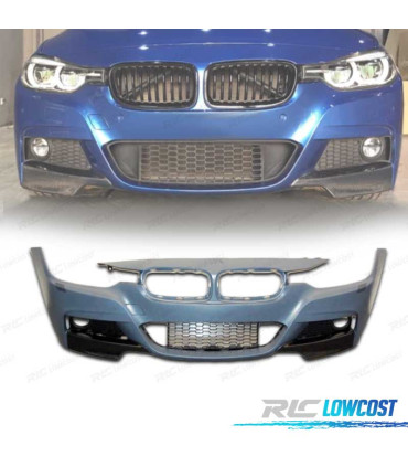 PARA-CHOQUES FRONTAL BMW F30 F31 LOOK M + SPLITTERS CARBONO
