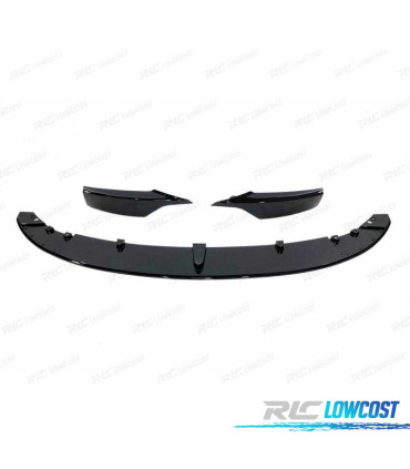 SPOILER LIP FRONTAL BMW F34 13-19 LOOK M PRETO BRILHO